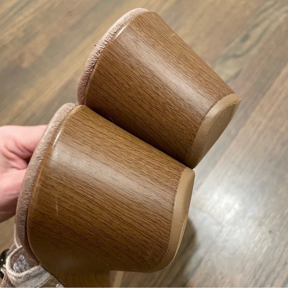 Dansko Jessie Sandal Taupe Marble Suede 9700162200 Size 41 (US 10-10.5) - Picture 10 of 13